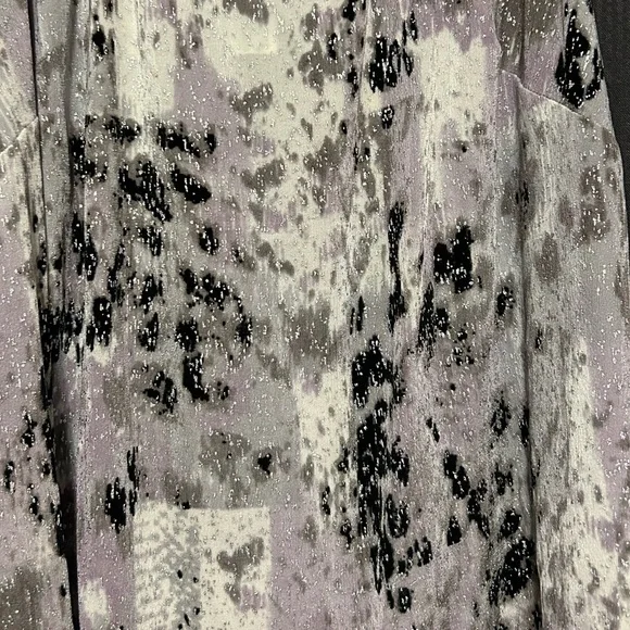 NEW Alex Evenings Icy Orchids Sleeveless Dress Blouse Size 2X - Picture 4 of 6